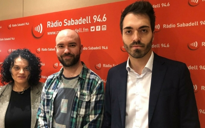 Encarna Ruiz, Dani Hernández i Eduard Martínez, al programa "Al Matí" | Raquel García
